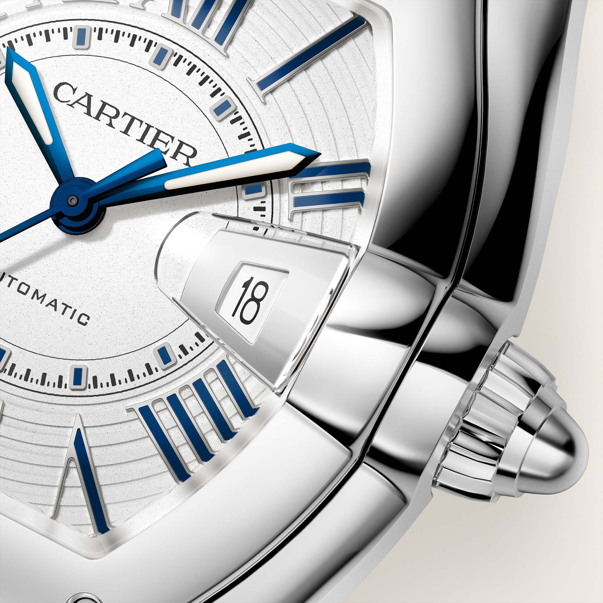 Cartier Roadster Large Automatic 47 X 39 mm Stainless Steel